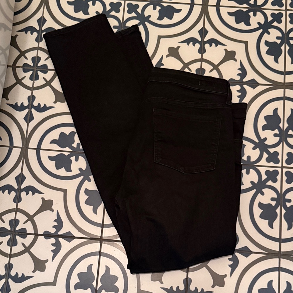 Kut from the Kloth Dark Black Skinny Jeans